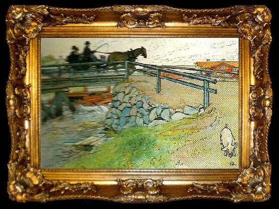 framed  Carl Larsson bron, ta009-2